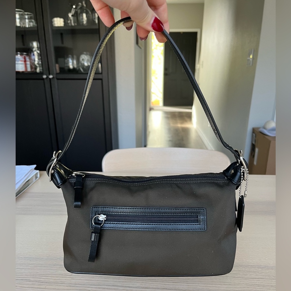 Vintage Coach Nylon Twill Mini Shoulder Bag 7450